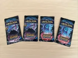 Disney Lorcana Ursula’s Return Sealed Booster Pack (4 Packs) - Image 1
