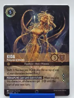 2023 Disney Lorcana En-3 Kida #206 Protector of Atlantis Enchanted - Image 1