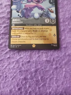 Disney Lorcana Winterspell Angela Experiment 624 Cold Foil Epic Card 191/204 - Image 3
