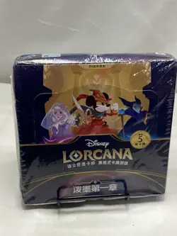 Disney Lorcana TCG S-Chinese First Chapter Booster Box Sealed New - Image 1