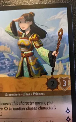 Mulan - Free Spirit 10/204 Cold Foil Common Fabled Disney Lorcana TCG - Image 3