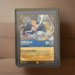 Disney Lorcana Whispers in the Well Near Mint Cinderella Legendary - Image 1