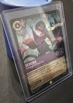 Disney Lorcana Demona Legendary 55/204 Whispers in the Well Cold Foil - Image 3