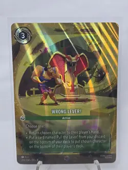 Disney Lorcana Wrong Lever! Enchanted #216 NM Reign of Jafar - Image 2