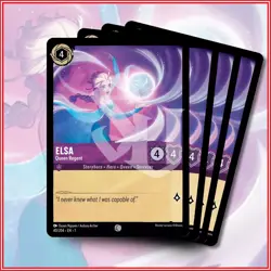 Disney Lorcana TCG: ELSA - QUEEN REGENT x4 | The First Chapter Common *IN STOCK* - Image 1