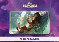 Disney Lorcana Playmat - The Lion King – Scar - Enchanted - Fabled Set 9 - TCG - Image 1