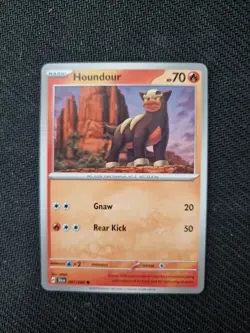Houndour - 07/64 - Common - Shrouded Fable - 2024 - Pokemon card - NM - Image 1