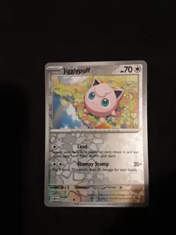Jigglypuff - 039/165 Reverse Holo Common -Scarlet & Violet-151 - Pokemon Card NM - Image 1