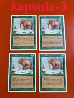 4x War Mammoth | 4th Edition | MTG Magic The Gathering Cards - Image 1