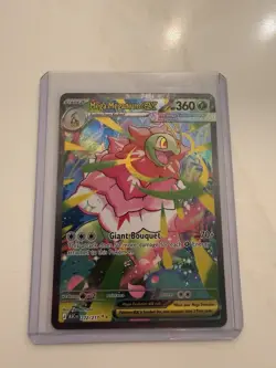 Pokemon Mega Meganium EX Full Art Secret Rare Holo 272/217 ASC CN Card - Image 1