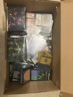 Magic The Gathering Box 200+ cards and 2+ packs - Image 1