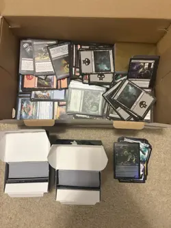 Magic The Gathering Box 200+ cards and 2+ packs - Image 2