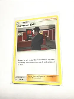 GIOVANNI'S EXILE - 57/68 - Hidden Fates - Pokemon Card - NM - Image 1