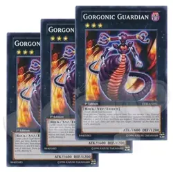 Yugioh - Gorgonic Guardian - 1st Edition NM - Plus Free Holographic Card - Image 1