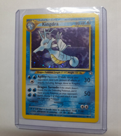 Vintage Pokemon Kingdra Neo Genesis Holo Foil 8/111 CCG Cgaming Card 2000 - Image 1
