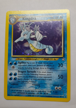 Vintage Pokemon Kingdra Neo Genesis Holo Foil 8/111 CCG Cgaming Card 2000 - Image 2