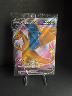 Charizard V SWSH050 Champion's Path Promo - Sealed- Pokemon Card Full Art Holo - Image 1