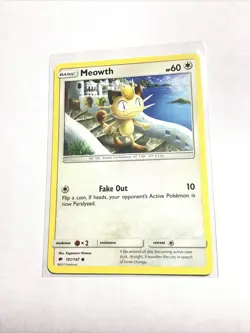 MEOWTH - 101/147 - Burning Shadows - Pokemon Card - NM - Image 1
