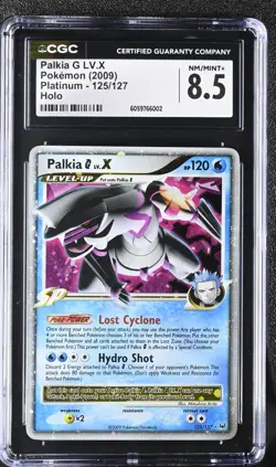 CGC 8.5 Palkia G Lv.X 125/127 Platinum Pokemon Card 2009 - Image 1