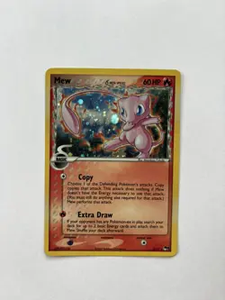 Mew Delta Species Pop Series 5 Holo Inverted Back Misprint Error 3/17 2007 Card - Image 1