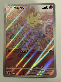 Milcery 152/142 Sv07: Stellar Crown Holo Full Art Pokemon Card - Image 1