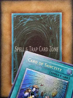 Yugioh Card of Sanctity TLM-EN037 Ultimate Rare 1st Ed LP - Image 3