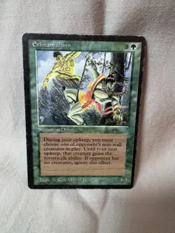 Magic the Gathering Erhnam Djinn Card - Image 1