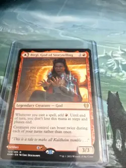 Birgi, God of Storytelling Kaldheim Regular Nm - Image 1