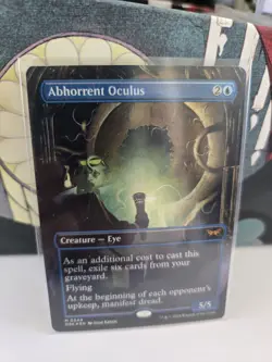 Abhorrent Oculus - NM (Borderless) - Duskmourn (DSK) MTG Regular - Image 1