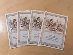 MTG | 4x TUNDRA WOLVES x4 | 4ED Fourth 4th Edition | Light Play | Ships Free! - Image 1