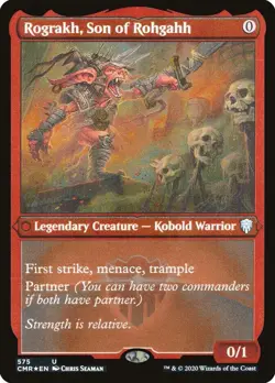 NM - Foil - Rograkh, Son of Rohgahh (Foil Etched) - 575 - Commander Legends - Image 1