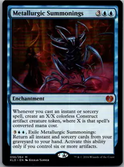 #56 Metallurgic Summonings Kaladesh Mythic - Image 1