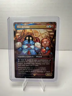 MTG - Vivi Ornitier - Borderless Chocobo Track Foil - Final Fantasy Pack Fresh - Image 1