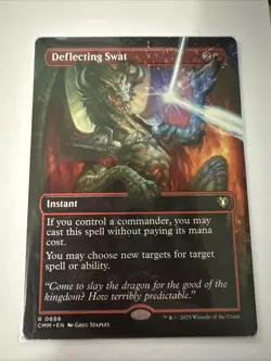 Deflecting Swat (Borderless) Commander Masters Regular - Image 1