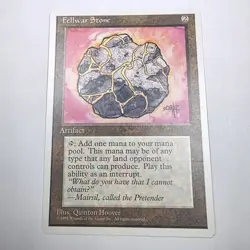 FELLWAR STONE X1 MAGIC Mtg 4TH EDITION EXCELLENT (EX) 1995 - Image 1