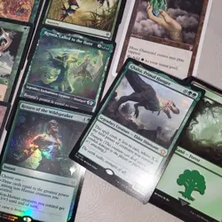 12/12 Big Stompy Amazing Green Custum Commander Magic Deck with Many MTG Rares ! - Image 1