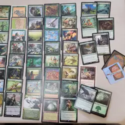 12/12 Big Stompy Amazing Green Custum Commander Magic Deck with Many MTG Rares ! - Image 2