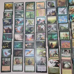 12/12 Big Stompy Amazing Green Custum Commander Magic Deck with Many MTG Rares ! - Image 3