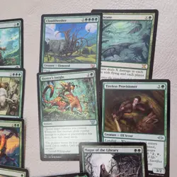 12/12 Big Stompy Amazing Green Custum Commander Magic Deck with Many MTG Rares ! - Image 4
