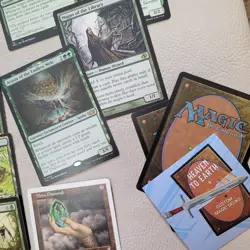 12/12 Big Stompy Amazing Green Custum Commander Magic Deck with Many MTG Rares ! - Image 5
