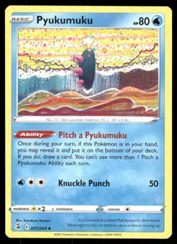Pokemon TCG Pokemon Pyukumuku Uncommon Regular - Image 1