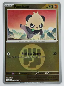Pokemon - 115/217 Pancham Energy Ball Element Fighting - Common - Image 1