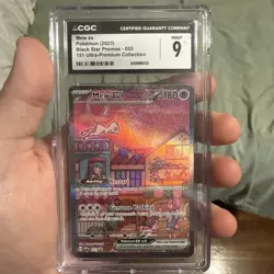 CGC 9 MINT Mew EX 053 151 ULTRA-PREMIUM COLLECTION Pokemon Card Tcg - Image 1