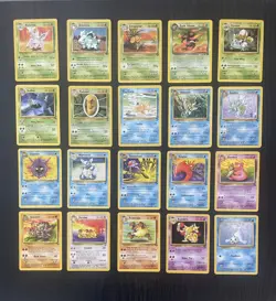 Vintage 1999 Pokemon Cards Collection Bundle Rocket,Fossil,Base Set Uncommon L/P - Image 1