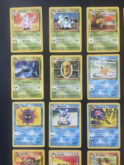 Vintage 1999 Pokemon Cards Collection Bundle Rocket,Fossil,Base Set Uncommon L/P - Image 5