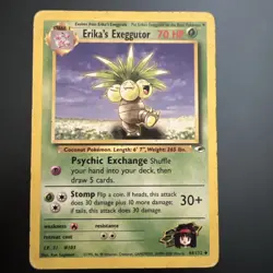 Pokemon TCG Erika's Exeggutor Gym Heroes 44/132 Regular Unlimited Uncommon HP - Image 1