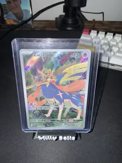 Pokemon TCG Zacian Illustration Rare ME02: Phantasmal Flames 100/094 NM - Image 1