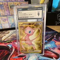 Pokemon Mew ex SV: Scarlet & Violet 151 Double Rare Holo 180 HP 205/165 CGC 9 - Image 2