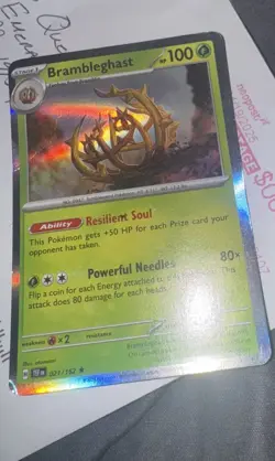 Pokemon TCG XY & Scarlet Violet Yveltal EX Holo, Brambleghast Ability CardsCombo - Image 3