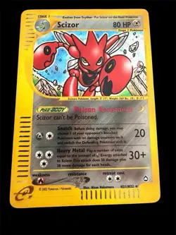 Pokemon AQUAPOLIS - #H21/H32 Scizor - Holo - ENG - Lightly Played - Image 1